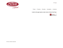 Tablet Screenshot of probar.pt